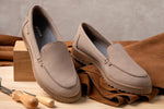 Salvage Leather Heel Moccasin Mujer