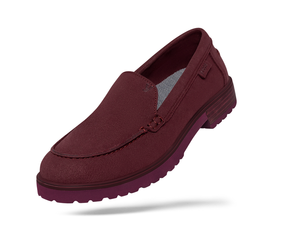 Salvage Leather Heel Moccasin Women