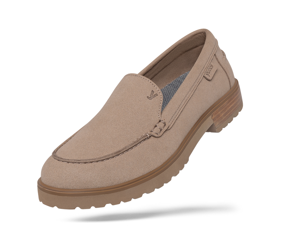 Salvage Leather Heel Moccasin Mujer