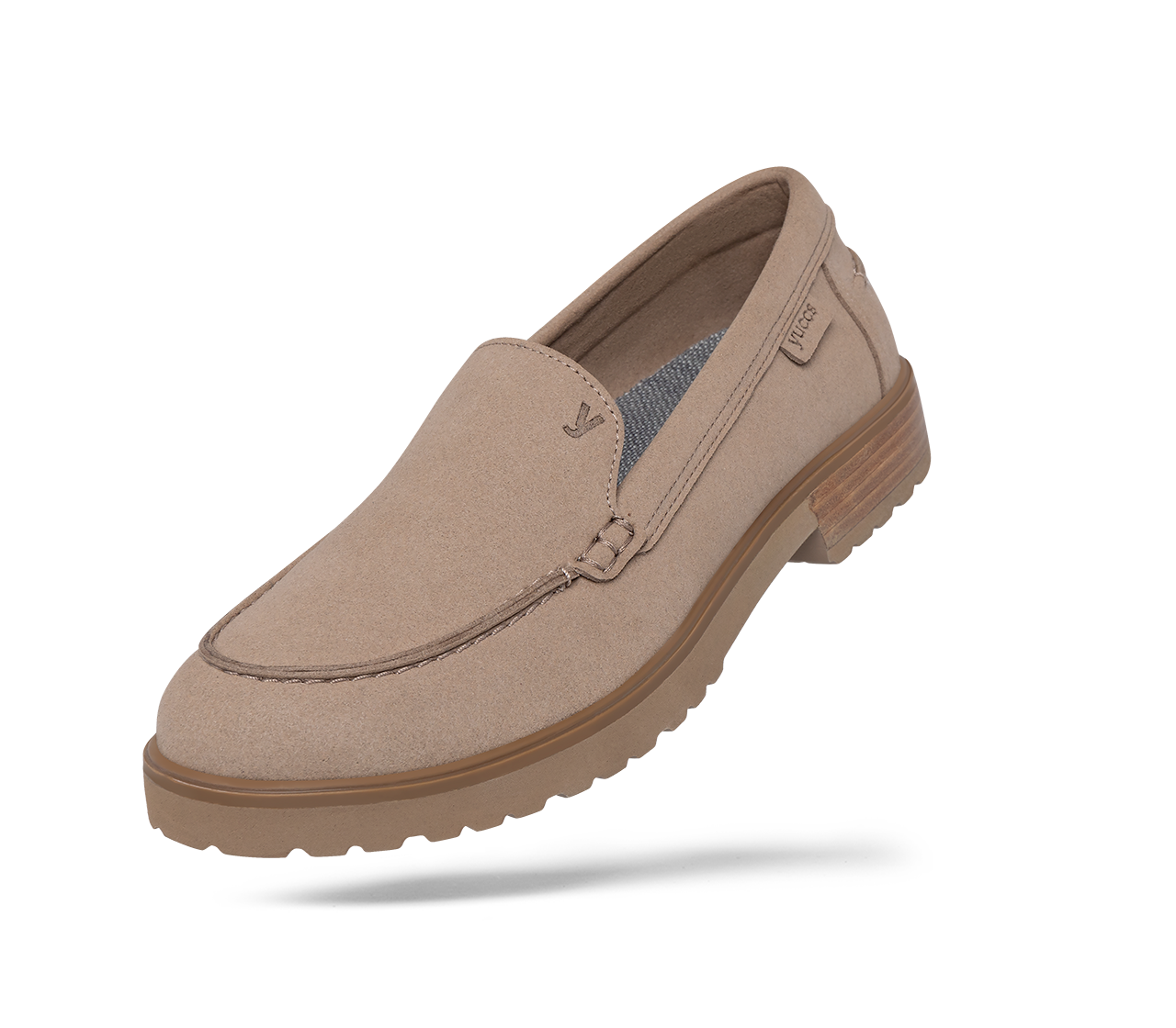 Salvage Leather Heel Moccasin Mujer