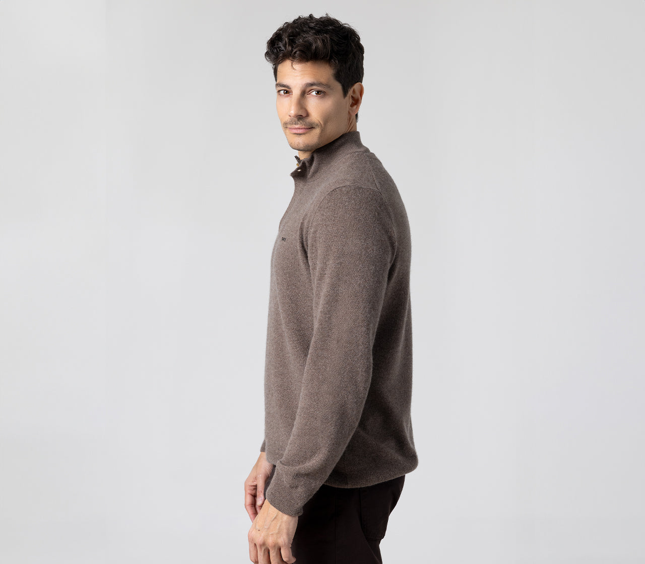 Merino Choco Extra Fine Merino Zip Sweater Hombre – Yuccs España