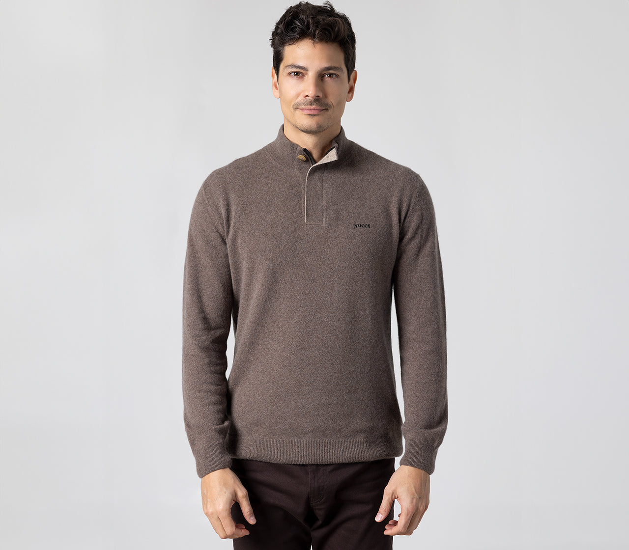 Merino Choco Extra Fine Merino Zip Sweater Hombre – Yuccs España
